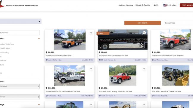 Publish Your Listings for Free in The Towing Magazine